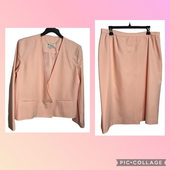Vtg Adolph Schuman for Lilli Ann Skirt Suit - Picture 1 of 11
